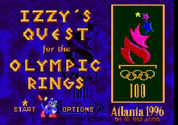 Izzy's Quest for the Olympic Rings (USA, Europe) screen shot title